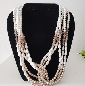 Multi-Strand Beaded Necklace
